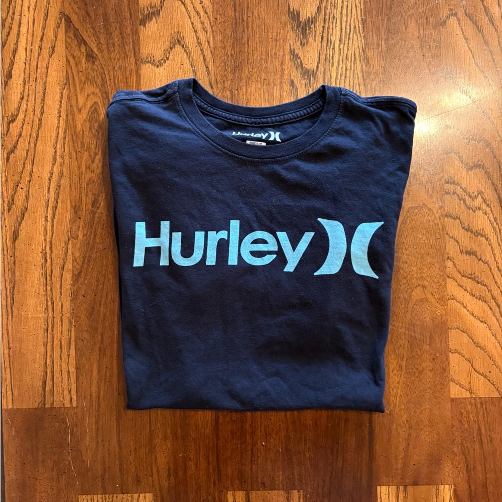 Hurley Navy Crew Neck T-Shirt
